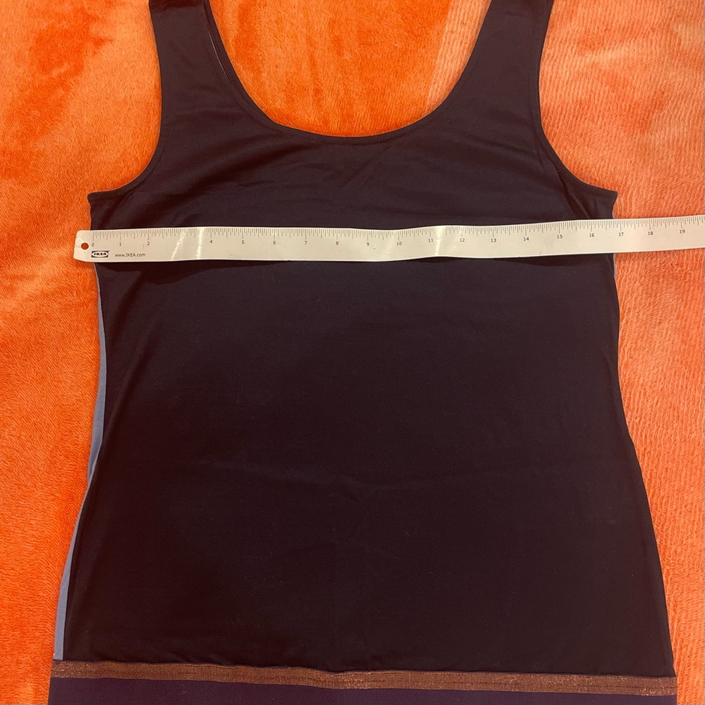 DePloy London Black Sleeveless Top marula Organic Cotton - Picture 2 of 8